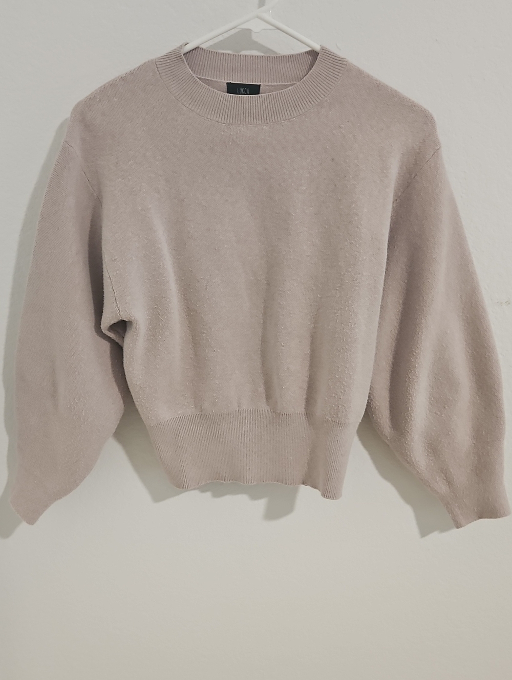 Neutral/light Blush Tone Crewneck Sweater - Women